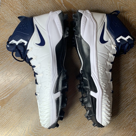NIKE Navy Force Savage Pro Shark Football Cleats 16 - Picture 9 of 12